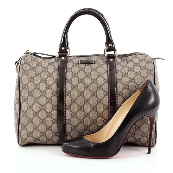 🚫SOLD🚫GUCCI
GG Supreme Monogram Nice Top Handle Dome Bag Maple Brown - Picture 7 of 13